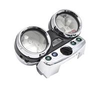 Motocicleta Velocímetro Conjunto de instrumentos para motocicleta, indicadores, velocímetro, tacómetro y odómetro, compatible con Kawasaki ER5 ER500. Cuentakilómetros Moto(Set of Silvery)
