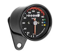 motocicleta velocímetro Faro Delantero Con Intermitentes De Engranajes Y 3 Indicadores Odómetro Individual 12 V Velocímetro Para Motocicleta Repuestos