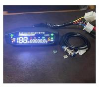 motocicleta velocímetro Medidor De RPM Universal Para Motocicleta Tacómetro Velocímetro Digital Odómetro Velocidad Accesorios Para(With sensor Type1)