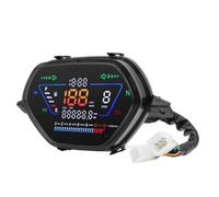 motocicleta velocímetro Velocímetro Digital Universal Para Tablero De Instrumentos Motocicleta Medidor Aceite Tacómetro Medidores RPM Y Voltaje Odómetro