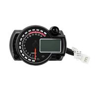 motocicleta velocímetro Velocímetro LED Universal Para Motocicleta 12V 7 Colores Retroiluminación Panel De Instrumentos Para Suzuki(A Sensor Z Bracket)