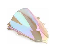 Motocicleta Viento Deflector Carenado Pantalla para Motocicleta para YZF R15 V3 2017 2018 2019 2020 2021 Parabrisas Carenado(White Iridium)