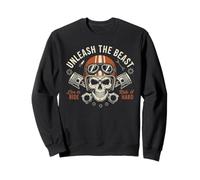 Motocicleta Vintage Live To Ride, Ride It Hard Sudadera