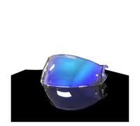 Motocicleta Visera de Repuesto for Casco Shark D Skwal D-Skwal 2 Spartan, Accesorio for Visera, capacete y Parabrisas (Dorado)(Revo Blue)