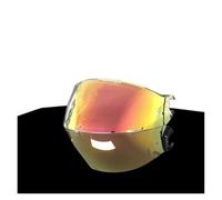 Motocicleta Visera de Repuesto for Casco Shark D Skwal D-Skwal 2 Spartan, Accesorio for Visera, capacete y Parabrisas (Dorado)(Revo Red)