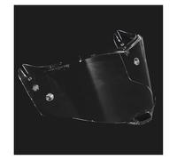 Motocicleta Visera for Casco de Motocicleta Thunder FF805/FIM805 con Lente de Apertura única (Negra)(Transparent)
