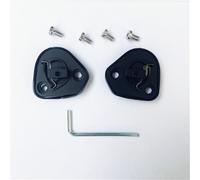 Motocicleta Visera for Casco Race 3, Repuesto de Visera Protectora contra Rayos UV Resistente a rayones for AGV PI-STA GP RR/Pista GP R/Corsa R (Transparente)(Base+Screwdriver)