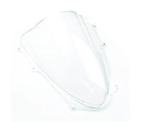 Motocicleta Visera Parabrisas De Doble Burbuja para Motocicleta para Suzuki para GSXR 1000 K9 2009-2016 Deflector Cupula Moto(White)