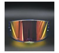 Motocicleta Visera Protectora for Casco de Motocicleta LS2 FF397 FF801 Vizard, Compatible con Lentes de Cascos LS2 Vector (Doradas)(Revo Red)