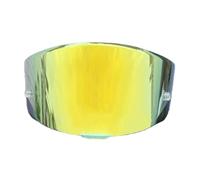 Motocicleta Viseras de casco Viseira Capacete for KYT TT Course, accesorios for casco, parabrisas facial (base), tamaño mediano(Revo Deep Gold)