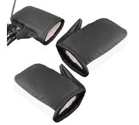 Motocicletas de nieve - PU calentadores de manos impermeables | Guante de moto de nieve Protector de mano para Ciclismo diario | Guantes de invierno - Hombres Mujeres Scooter Bike