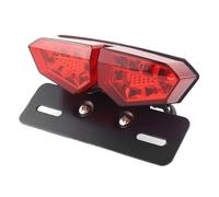 Motocicletas Luz Freno Trasera Luz Trasera LED para Motocicleta, luz Trasera, Freno, Indicadores de señal de Giro, Placa, Piezas de Montaje aplicables, Accesorios, 1 ud.