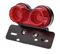 Motocicletas Luz Freno Trasera Luz Trasera Universal de 12V para Motocicleta, Luces de Freno y Parada Trasera, Indicadores de señal de Giro para Motor de Motocicleta, lámparas para matrícula