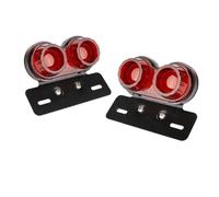 Motocicletas Luz Freno Trasera Luz Trasera Universal de 12V para Motocicleta, Luces de Freno y Parada Trasera, Indicadores de señal de Giro para Motor de Motocicleta, lámparas para matrícula