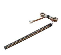 Motocicletas Luz Freno Trasera Tira de Luces traseras LED para Motocicleta, señal de Giro de Agua Corriente, lámpara indicadora Intermitente, luz Trasera, Flash, Freno de Parada, 12V