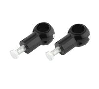 Motocicletas Manillar Extensor Abrazadera para Manillar de Motocicleta Compatible con Harley Davidson Cruisers Choppers 2, 3, 4 y 5 Pulgadas(Black 2 Inches)