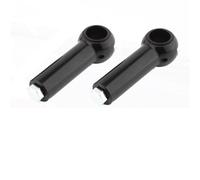 Motocicletas Manillar Extensor Abrazadera para Manillar de Motocicleta Harley-Davidson, Cruisers, Choppers, Barra elevadora 2, 3, 4 y 5 Pulgadas, 25 mm(Black 4Inches)