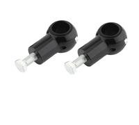 Motocicletas Manillar Extensor Abrazadera para Manillar de Motocicleta Harley-Davidson, Cruisers, Choppers, Barra elevadora 2, 3, 4 y 5 Pulgadas, 25 mm(Black 2Inches)