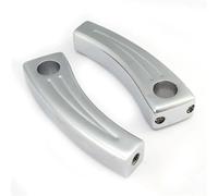 Motocicletas Manillar Extensor Compatible con Harley Davidson Victory Cruisers Abrazadera de Manillar 25 mm y 1 Pulgada, elevadores Motocicleta cromados 6/7 Pulgadas(6inch)