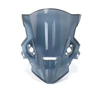 Motocicletas Parabrisas para 675SR Parabrisas Deflectores De Viento Protector Espejos Retrovisores Cubierta Asiento(Gray)