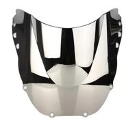 Motocicletas Parabrisas para CBR900RR CBR919 para CBR 919 900 RR 1998-1999 Parabrisas Doble Burbuja para Motocicleta Accesorios Deflector Carenado(Silver)