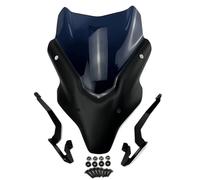 Motocicletas Parabrisas para MT-07 2021 2022 2023 2024 para MT07 para para FZ07 Motocicleta Touring Sport Parabrisas Visera Deflector Se Adapta(Dark Smoke)