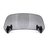 Motocicletas Parabrisas para Suzuki GS 500 para Kymco para Agility para Kawasaki Extensión Ajustable Parabrisas La Motocicleta Alerón con Abrazadera Deflector(Big Size)
