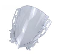 Motocicletas Parabrisas para YZF R15 V4.0 2021 2022 21-22 R15M YZFR15 M V4 Parabrisas De Doble Burbuja para Motocicleta Visera Negra(Transparent)