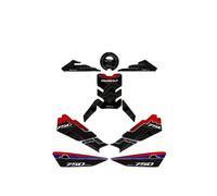 Motocicletas Pegatina Almohadilla Tanque Calcomanías De Almohadilla Tanque Combustible para Motocicleta XL750 2023, Pegatina Protección Antiarañazos PVC 3D para XL 750 Transalp