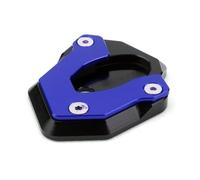 Motocicletas Soporte para Kawasaki ZX6R 2009 2010 2011 2012 2013 2014 ZX-6R Motocicleta CNC Pata De Cabra Soporte Lateral Extensión Almohadilla Ampliadora(BLU)