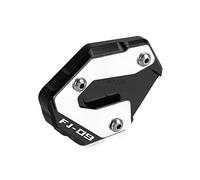 Motocicletas Soporte para Yamaha FJ-09 FJ 09 FJ09 2014-2021 Moto Kickstand Pie Lateral Extensión Ampliadora Placa De Soporte(Nero)