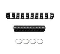 MotocicletProtector de Tubo Escape Compatible con Napoleon 450 500. Compatible con Black Flag 500. Tubo de escape de motocicleta con cubierta antiescaldadura y aislamiento térmico.(TYPE-I)