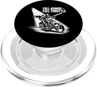 Motociclista Cristiano Armadura Completa PopSockets PopGrip para MagSafe
