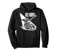 Motociclista Cristiano Armadura Completa Sudadera con Capucha