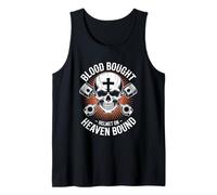 Motociclista Cristiano Blood Bought Heaven Bound Camiseta sin Mangas