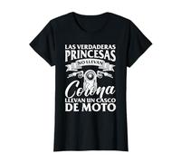 Motociclista Verdaderas Princesas Llevan Un Casco De Moto Camiseta