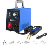 MOTOCOCHE 220V Soldador Plastico Coche Kit 15W 35W 45W 65W 80W Ajustable Máquina Soldadura Plástico Hot Stapler con 600 Grapas para Mayoría Reparaciones Plástico