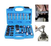 MOTOCOCHE 29PCS Alternador Polea Servicio Decoupler - Alternador Polea Herramienta Servicio Decoupler para Quitar Alternador Rueda Libre Drive Poleas, Alternador Rueda Libre Polea Set