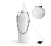 MOTOCOCHE Depósito de líquido de Frenos de 1L Botella purgadora de Frenos con Manguera de 60cm y Adaptador de Goma Dispositivo de Cambio de líquido de Frenos para Recoger Aceite de Frenos