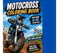 Motocross Coloring Book