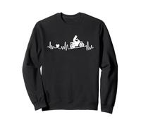 Motocross Enduro Latido del corazón ECG Dirt-Bike Motocross Motocross Sudadera