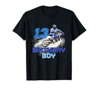 Motocross Kid Dirt Bike Rider 13 años de edad Motocross 13 cumpleaños niño Camiseta