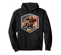 Motocross Sasquatch Dirt Bike Rider Bigfoot American USA MX Sudadera con Capucha