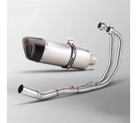motocross Tubo De Conexión Del Silenciador Del Tubo Intermedio De Escape Completo De Motocicleta Racing Line Para Yamaha R3 R25 MT05 MT03(Style 2)