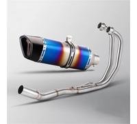 motocross Tubo De Conexión Del Silenciador Del Tubo Intermedio De Escape Completo De Motocicleta Racing Line Para Yamaha R3 R25 MT05 MT03(Style 6)