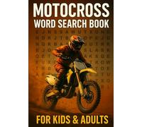 Motocross Word Search Book for Kids and Adults: Fun and Challenging Motocross Puzzles for All Ages | 110 Pages | 6x9 Size