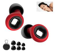 Motoearplugs, Antinoise Mudo Tapones Para Los Oídos, Ultra-comfy Reutilizable Noisereducing Tapones Para Los Oídos Para Dormir, Para Dormir, Concierto, Trabajo & Reducción De Sonido (Red)