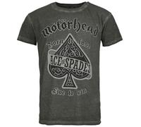 Motörhead Ace of Spades Hombre Camiseta Antracita 100% algodón Regular