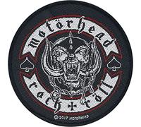 Motörhead Biker Badge Sin clasificar Parche Negro/Rojo/blanco 100% poliéster