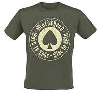 Motörhead Born To Lose Hombre Camiseta Caqui 100% algodón Regular